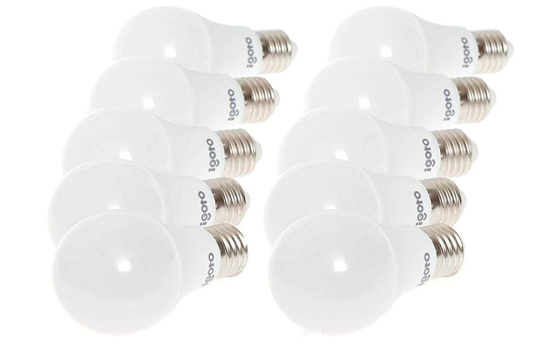 iGoto F10P-10109 Pack de 10 Focos Led A60, 9W Luz Fría