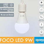 iGoto F10P-10109 Pack de 10 Focos Led A60, 9W Luz Fría