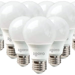 iGoto F10P-10109 Pack de 10 Focos Led A60, 9W Luz Fría