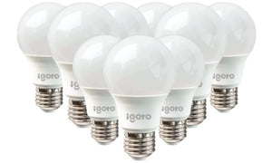 iGoto F10P-10109 Pack de 10 Focos Led A60, 9W Luz Fría