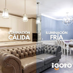 iGoto F10P-10109 Pack de 10 Focos Led A60, 9W Luz Fría