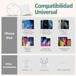 JUGLUTE 25W Cargador iPhone Original, Cargador Tipo C con 1.5M Cable USB C Carga Rapida para iPhone 14/14Pro MAX/12/12 Pro/13/13Pro/11/11Pro/ X/XS/XR