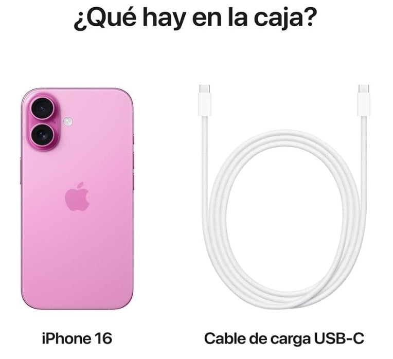 Apple iPhone 16 (256 GB) - Rosa