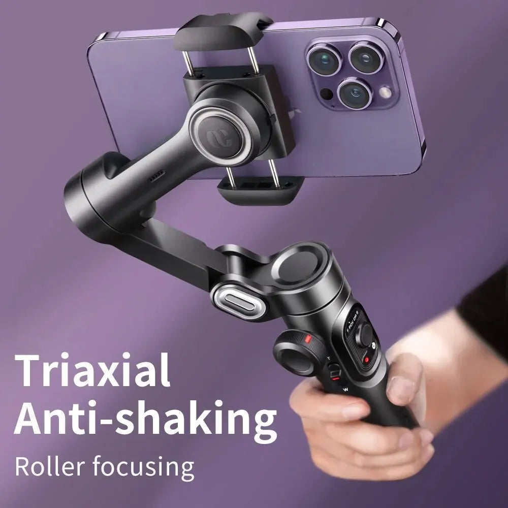 ✨ ¡Graba Como un Pro! Estabilizador Inteligente AOCHUAN SmartXE con Seguimiento Facial y 3 Ejes para TikTok y Vlogs!